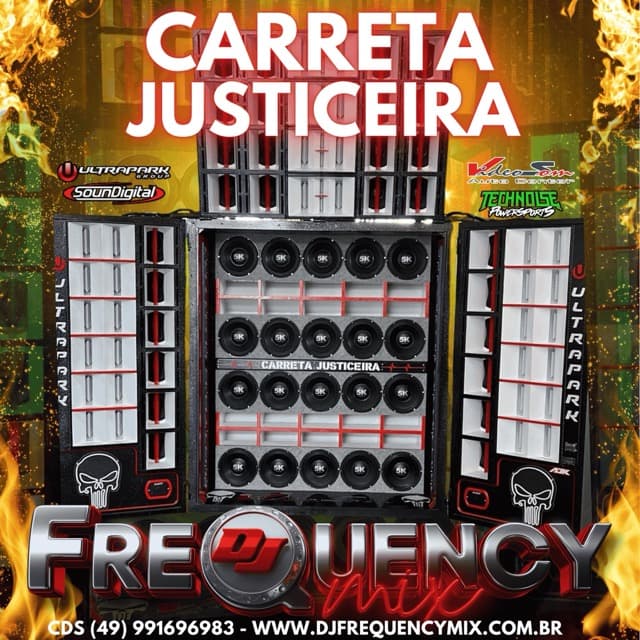 Capa do CD Carreta Justiceira DJ Frequency Mix